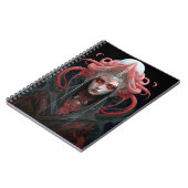 Demon Queen Fantasy Art Notizblock (Linke Seite)