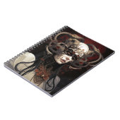 Demon Queen Fantasy Art Notizblock (Linke Seite)