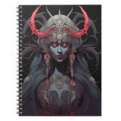Demon Queen Fantasy Art Notizblock (Vorderseite)