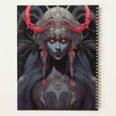 Demon Queen Fantasy Art Planer (Rückseite)
