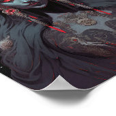 Demon Queen Fantasy Art Poster (Ecke)