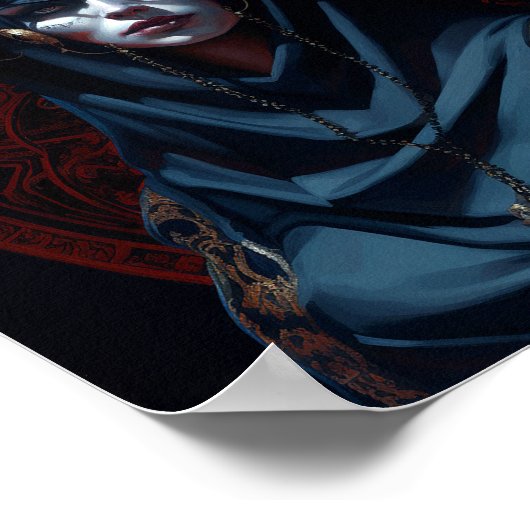 Demon Queen Fantasy Art Poster (Ecke)