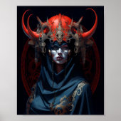 Demon Queen Fantasy Art Poster (Vorne)