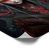 Demon Queen Fantasy Art Poster (Ecke)