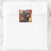 Demon Queen Fantasy Art Quadratischer Aufkleber (Tasche)