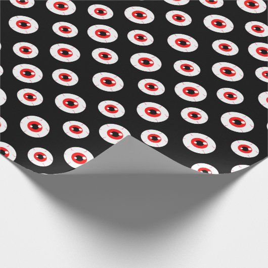 Demon Red Eyeball Geschenkpapier (Ecke)