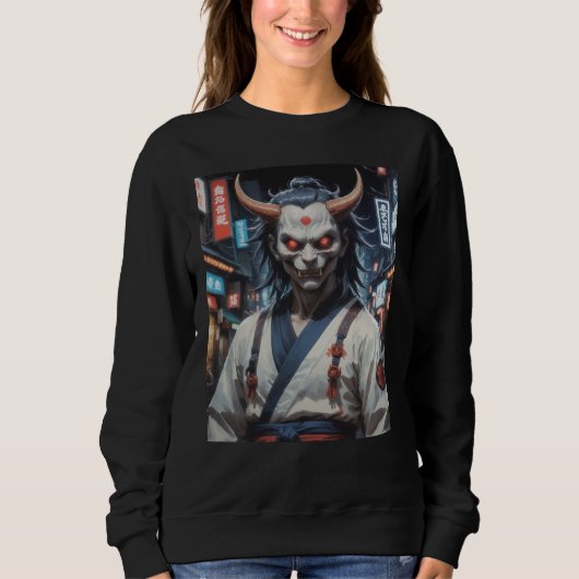 Demon Samurai Sweatshirt (Vorderseite)