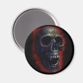 Demon Skull 1 Magnet (Vorderseite/Rückseite)