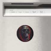 Demon Skull 1 Magnet (In Situ (Geschirrspüler))