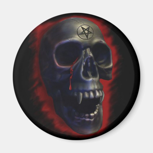 Demon Skull 1 Magnet (Vorne)