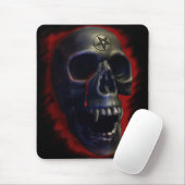 Demon Skull 1 Mousepad (Mit Mouse)