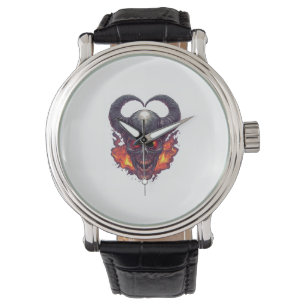 Demon Skull Firestorm Armbanduhr