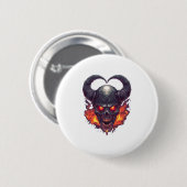 Demon Skull Firestorm Button (Vorne & Hinten)