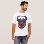 Demon Skull Firestorm T-Shirt (Vorne ganz)