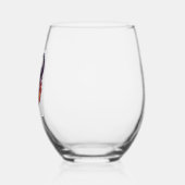 Demon Skull Firestorm Weinglas Ohne Stiel (Links)