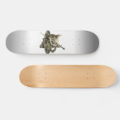 Demon Skull Python Snake Skateboard (Horizontal)