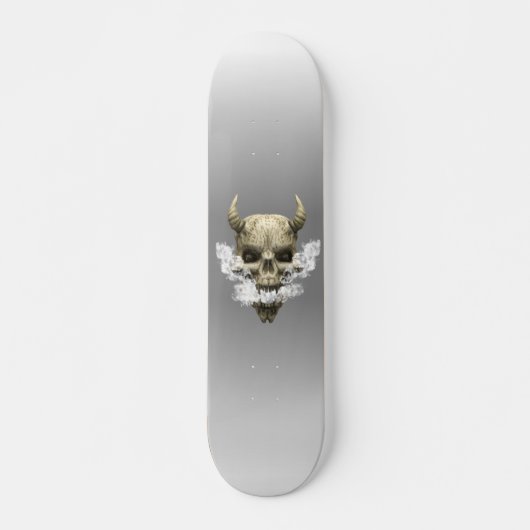 Demon Skull Raucherskateboard Skateboard (Vorne)