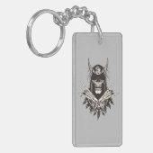 Demon Skull Schlüsselanhänger (Vorderseite links)