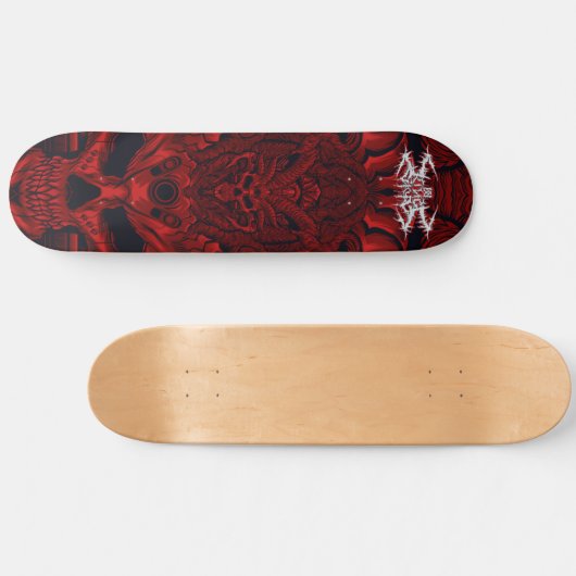 DEMON SKULL SKATEBOARD (Horizontal)