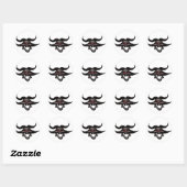 Demon Skull Stickers (Blatt)