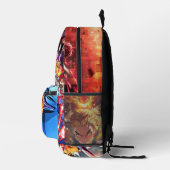 Demon slayer bedruckter rucksack (Rechts)