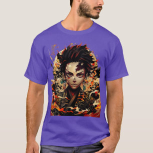 Demon Slayer-faszinierende Zeichen T-Shirt
