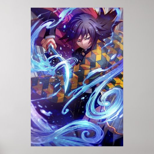 Demon Slayer Kimestu no Yabai Giyu Tomioka Poster (Vorne)