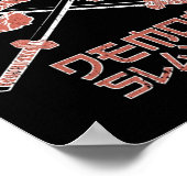 DEMON SLAYER KIMETSU NO YAIBA SABITO GRUNGE STIL POSTER (Ecke)