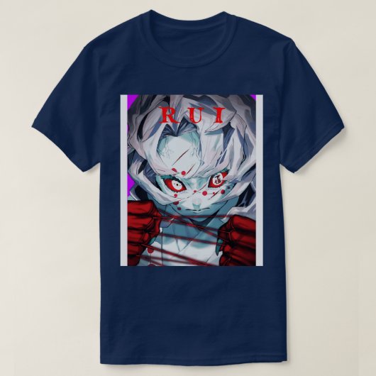 Demon Slayer Lower Moon Rui T-Shirt (Design vorne)