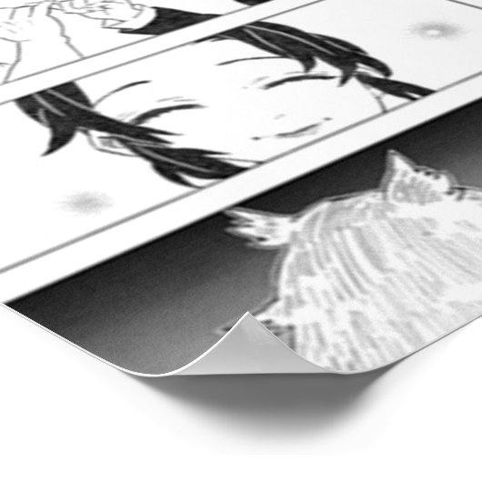 Demon Slayer Manga Collage Poster (Ecke)