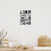 Demon Slayer Manga Panel Poster (Küche)