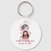 Demon Slayer Nezuko inspiriert Schlüsselanhänger (Vorderseite)
