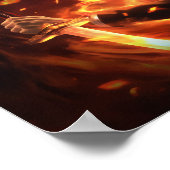 Demon Slayer Rengoku Poster (Ecke)