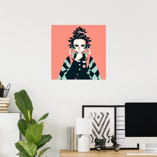 Demon Slayer Tanjiro Poster (Heimbüro)