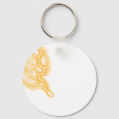 Demon Slayer Zenitsu inspiriert Schlüsselanhänger (Rückseite)