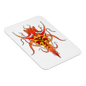 Demon Tribal Tattoo Design Magnet (Rechte Seite)