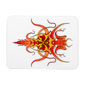 Demon Tribal Tattoo Design Magnet (Horizontal)