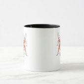 Demon Tribal Tattoo Design Tasse (Zentrum)