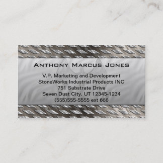 Demon Wings Fake Metal Print Business Cards Visitenkarte