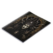 Demon Woman Monster Horror Art Notizblock (Linke Seite)