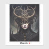 Demon Woman Queen Dark Fantasy Art Aufkleber (Blatt)