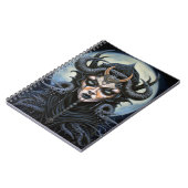 Demon Woman Queen Dark Fantasy Art Notizblock (Linke Seite)