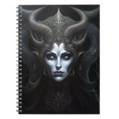 Demon Woman Queen Dark Fantasy Art Notizblock (Vorderseite)