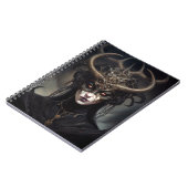Demon Woman Queen Dark Fantasy Art Notizblock (Linke Seite)