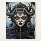 Demon Woman Queen Dark Fantasy Art Planer (Rückseite)