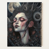 Demon Woman Queen Dark Fantasy Art Planer (Rückseite)