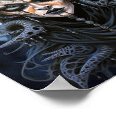Demon Woman Queen Dark Fantasy Art Poster (Ecke)