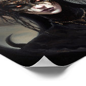 Demon Woman Queen Dark Fantasy Art Poster (Ecke)