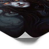 Demon Woman Queen Dark Fantasy Art Poster (Ecke)