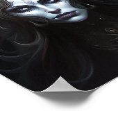 Demon Woman Queen Dark Fantasy Art Poster (Ecke)